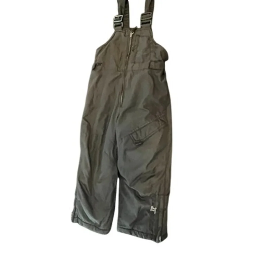 ZeroXposur Kids‎ Black Insulated Snow Bib Overalls Size M 5/6
